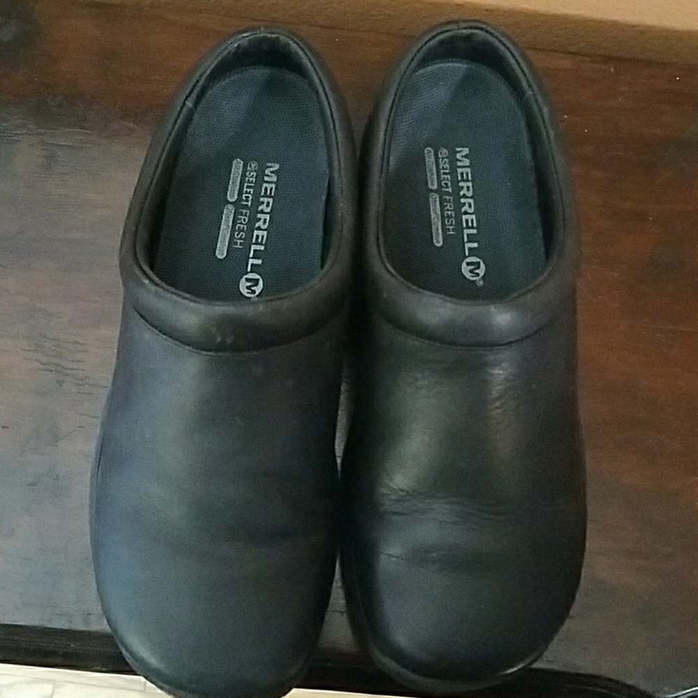 Merrell Select Fresh Leather Slides - Picture 2 of 8